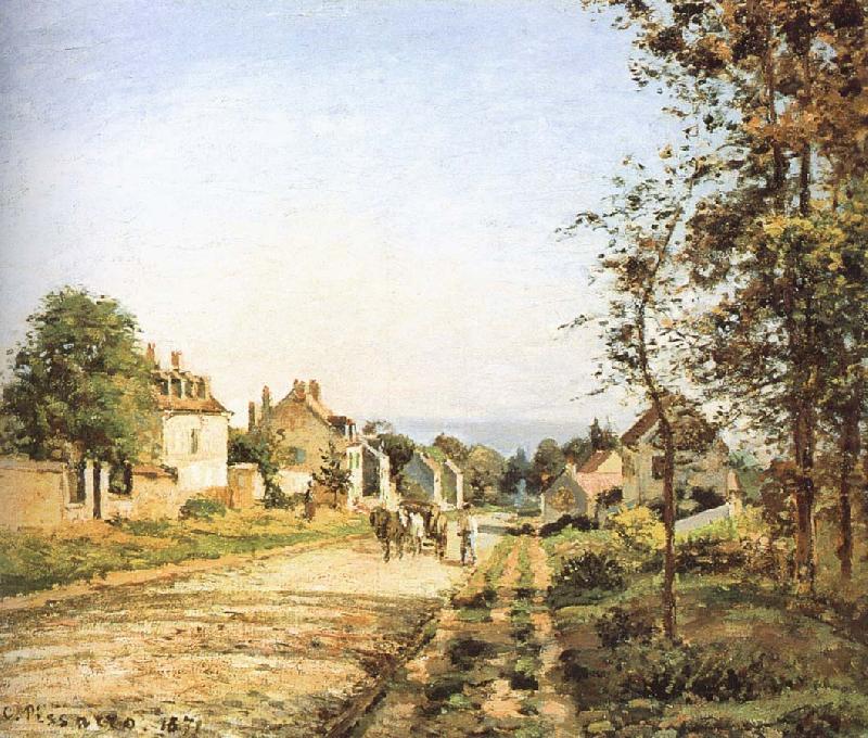 Camille Pissarro Under the sun Versailles Road